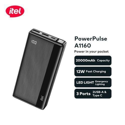 itel PowerPulse A1160 20000mAh Power-Bank